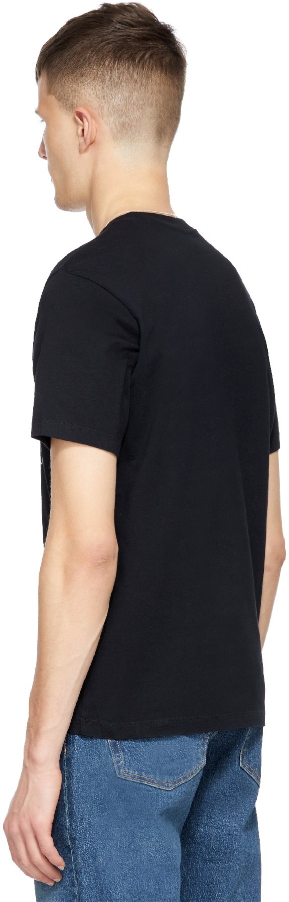 Kenzo: Noir T-Shirt Tigre Noir - 3