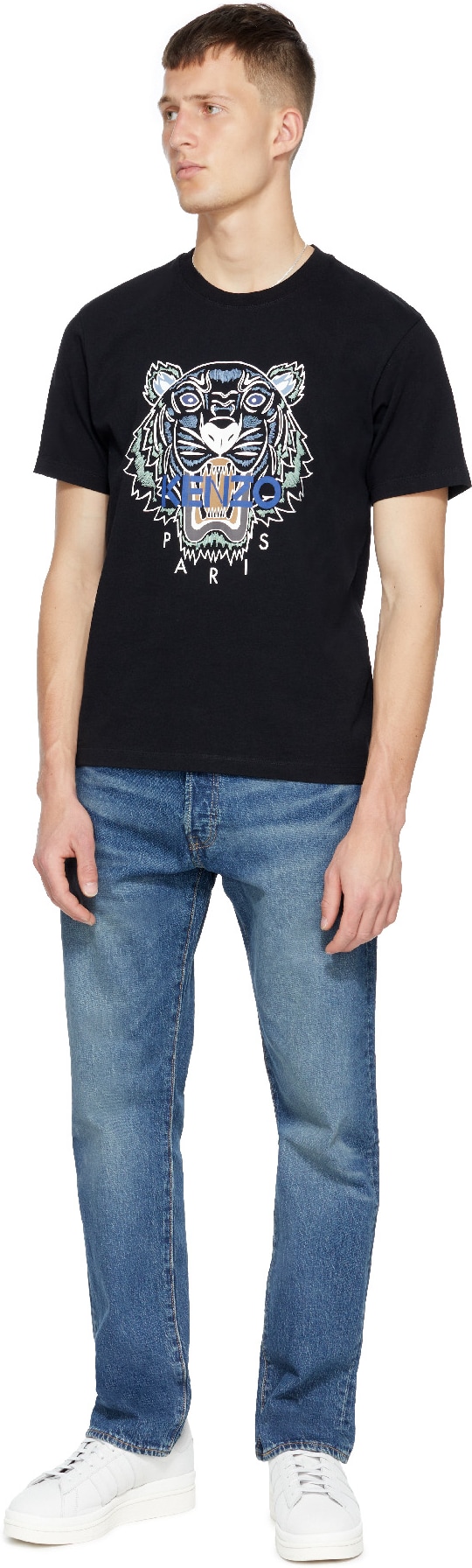 Kenzo: Black Tiger T-Shirt - 4