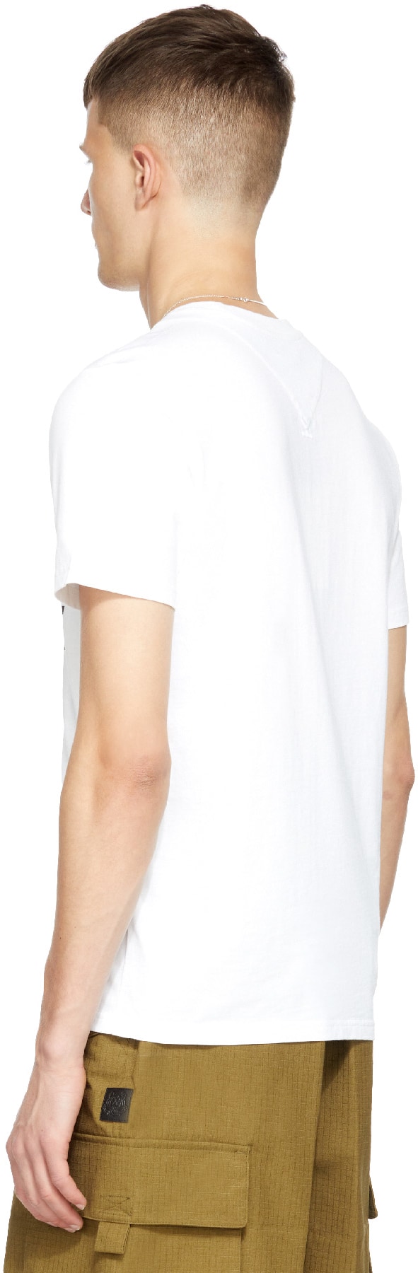 Kenzo: White Logo Graphic T-Shirt - 3