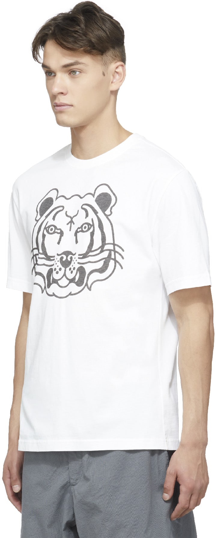 Kenzo: White K-Tiger T-Shirt - 2