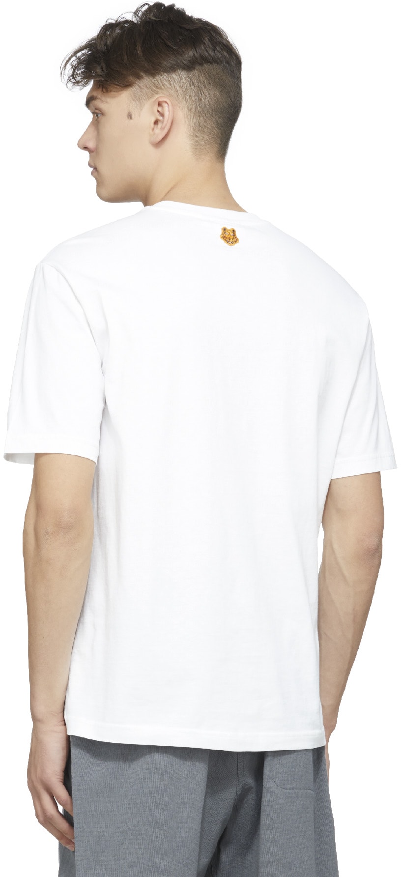 Kenzo: White K-Tiger T-Shirt - 3