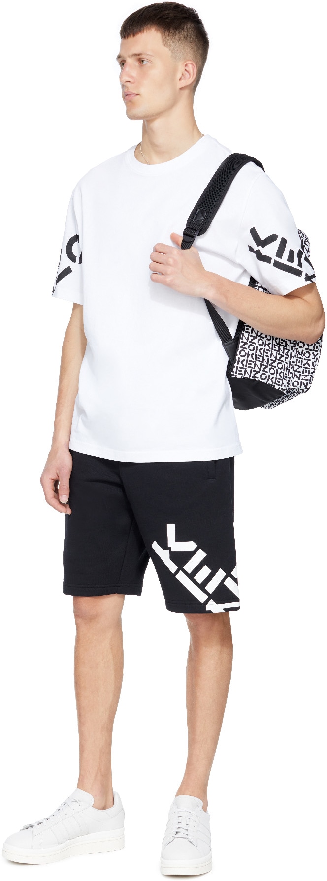 Kenzo: White Kenzo Sport 'Big X' T-Shirt - 4