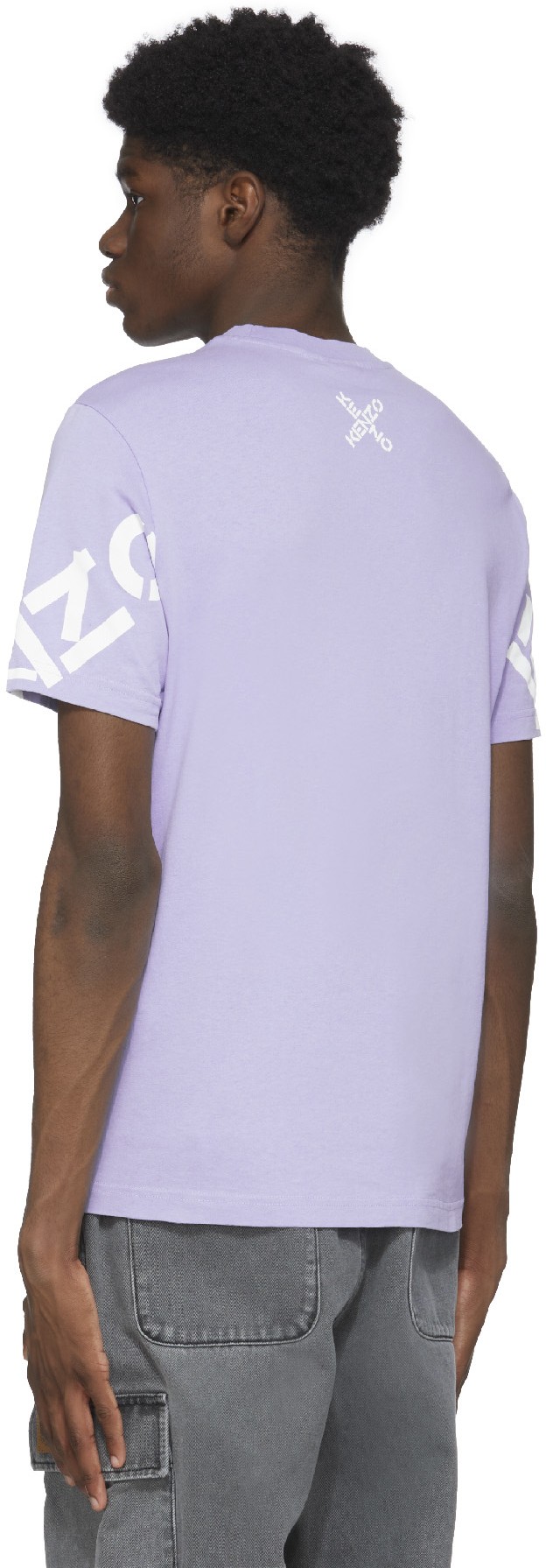 Kenzo: Purple Kenzo Sport 'Big X' T-Shirt - 3