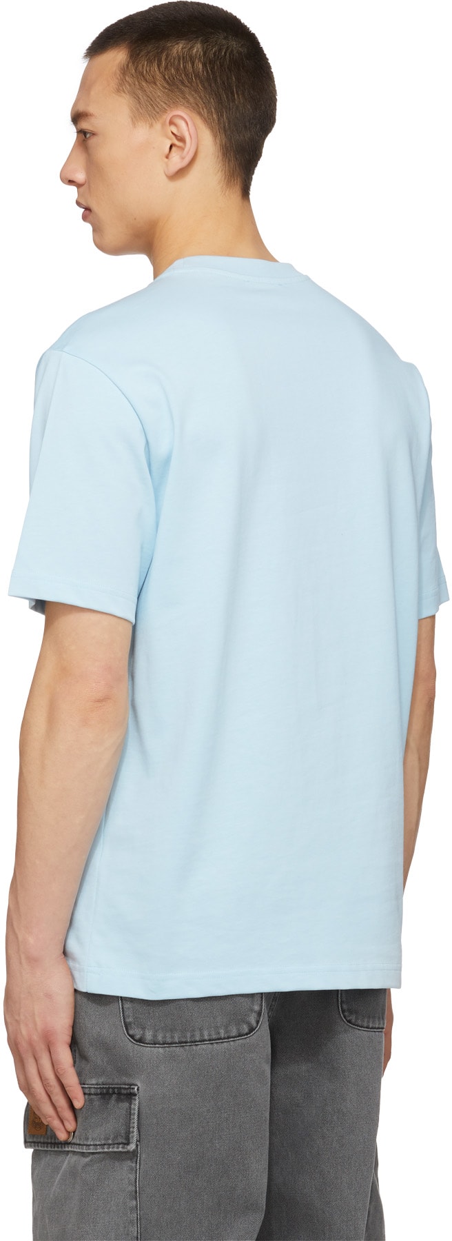 Kenzo: Bleu T-Shirt Climbing Rope Tigre Bleu - 3