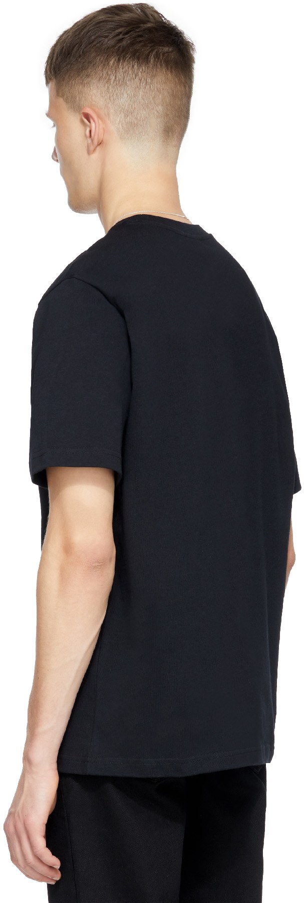 Kenzo: Black Matte Shiny Tiger T-Shirt - 3
