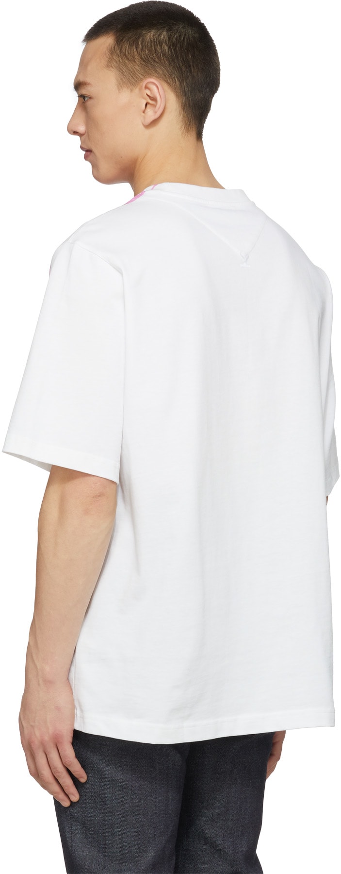 Kenzo: White 'Kenzo Tribute' Oversize T-Shirt - 3