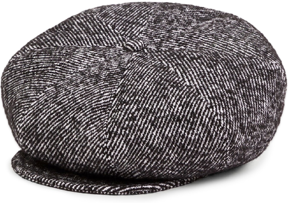 Kenzo: Black 'Baker Boy' Flat Cap - 1