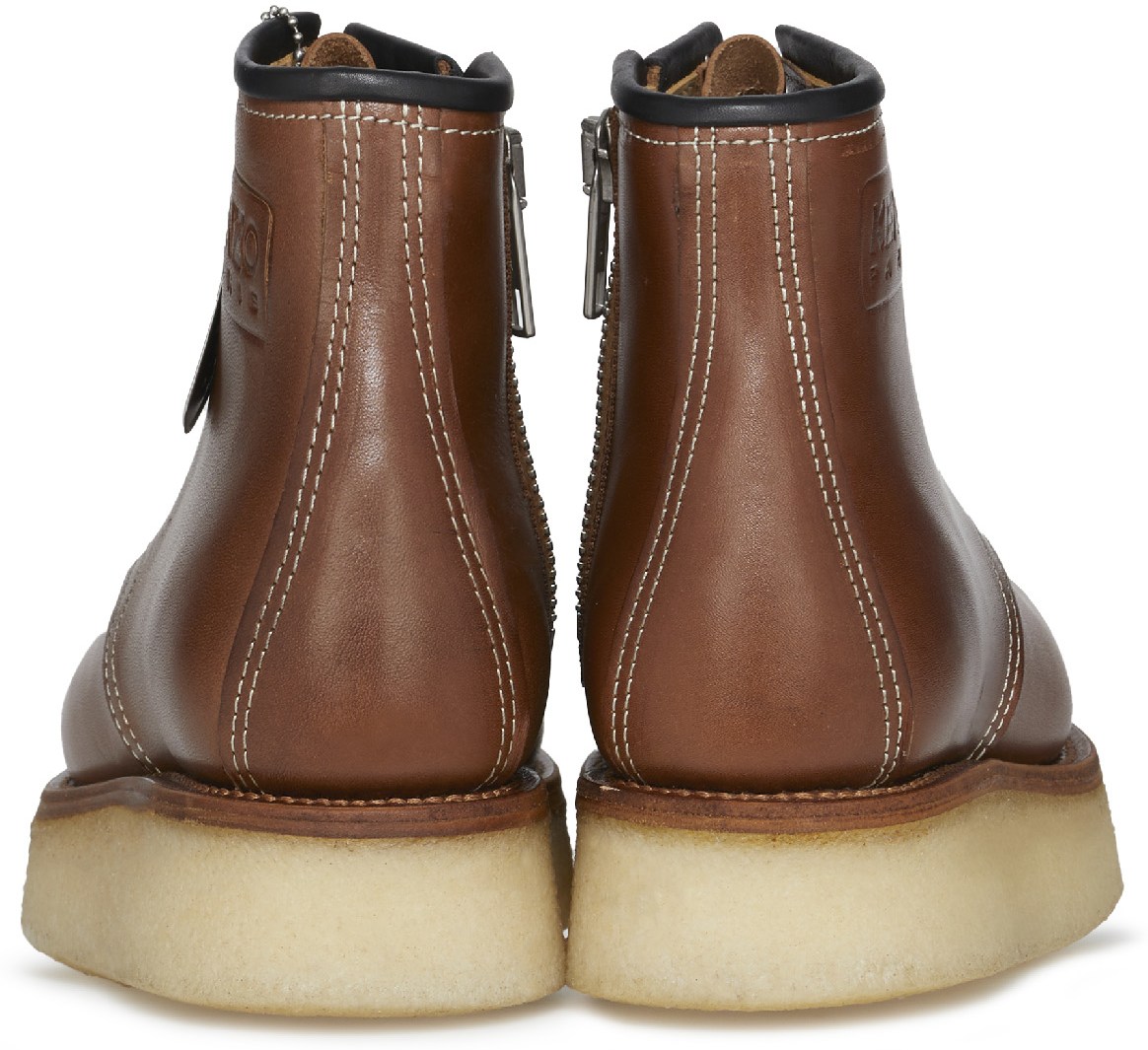 Kenzo: Brown Kenzoyama Ankle Boot - 5