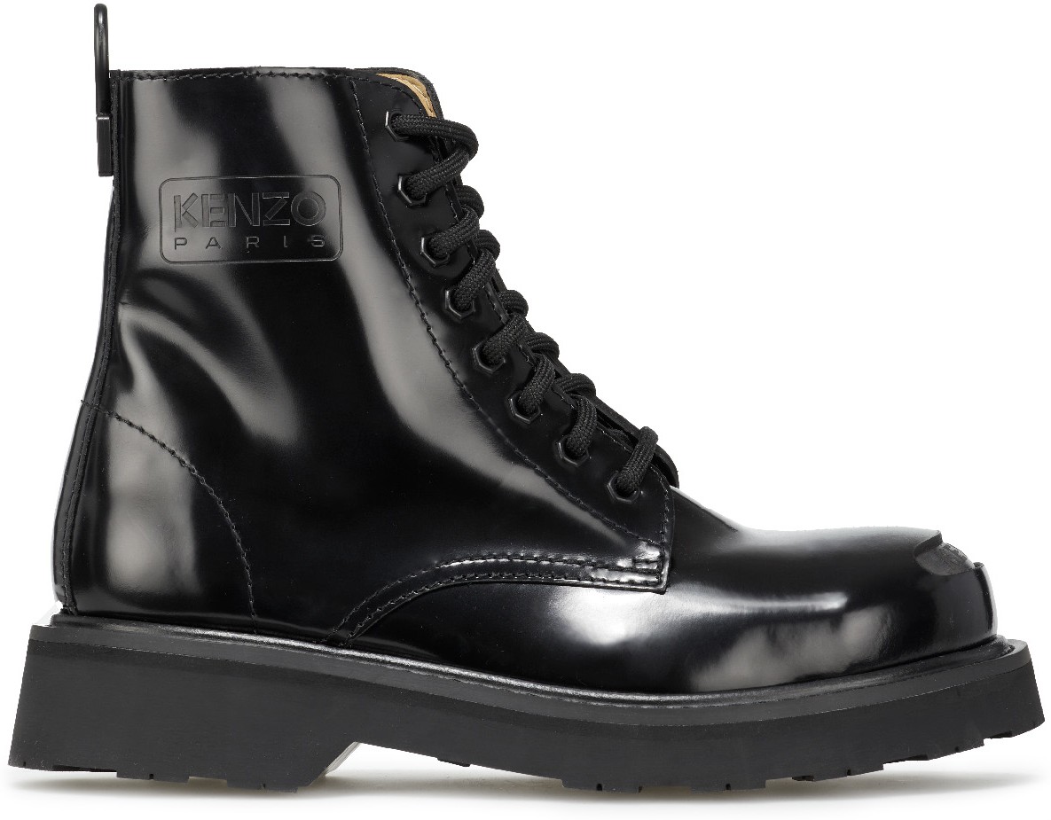 Kenzo: Noir Bottes Kenzosmile Noir - 1