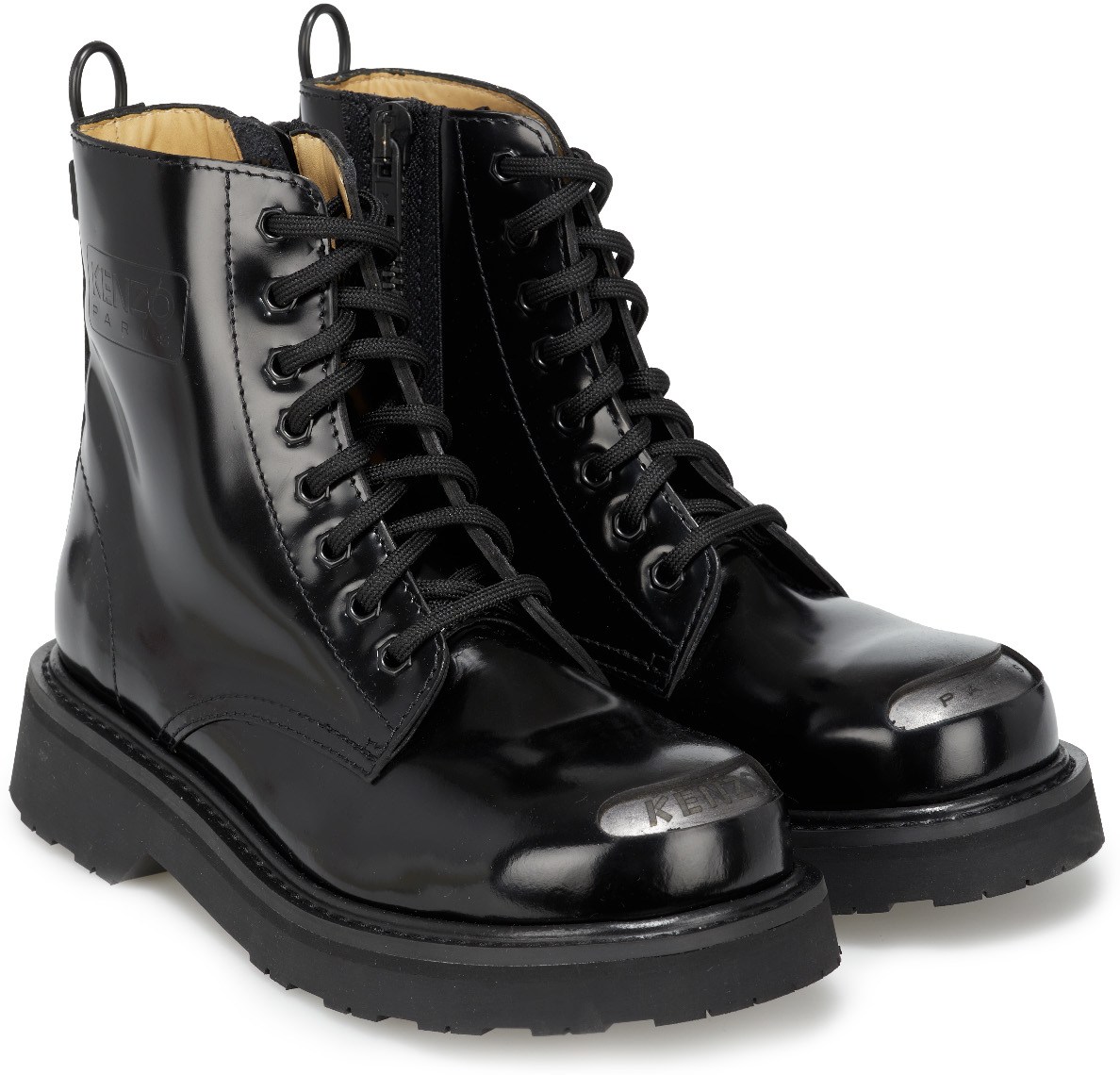 Kenzo: Noir Bottes Kenzosmile Noir - 4