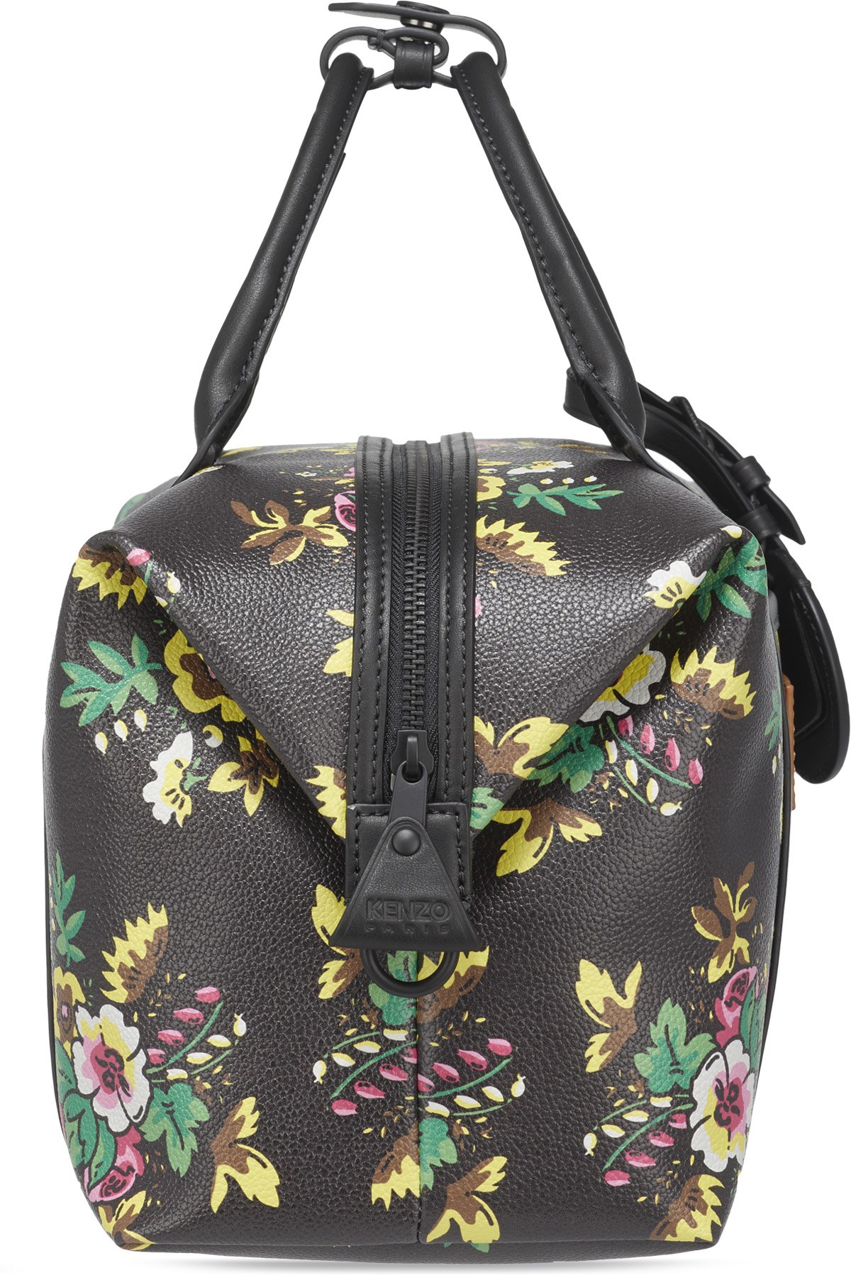 Kenzo: Black Courier 'Pop Bouquet' Bag - 3