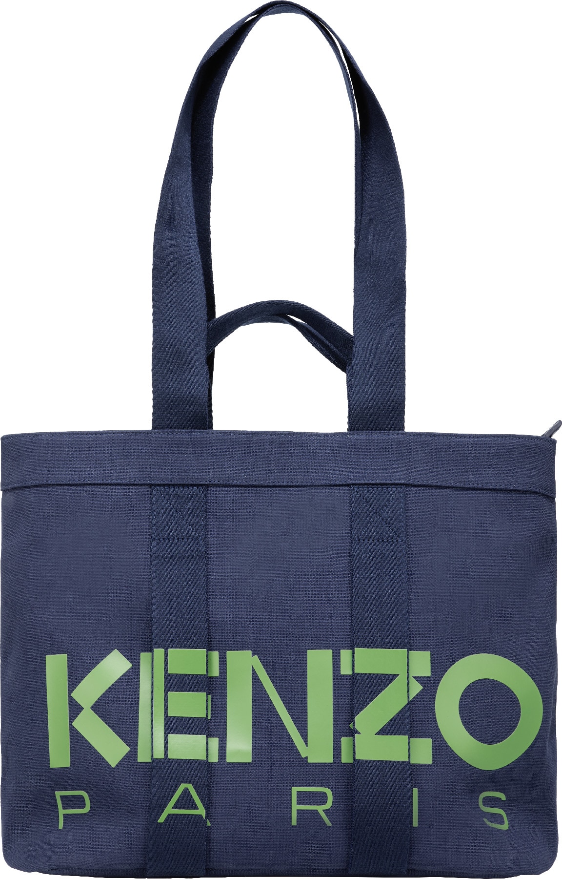 Kenzo: Blue Kenzokaba Large Tote Bag - 1