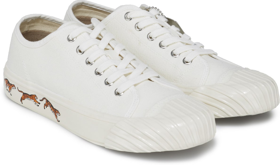 Kenzo: White Kenzoschool Sneaker - 4