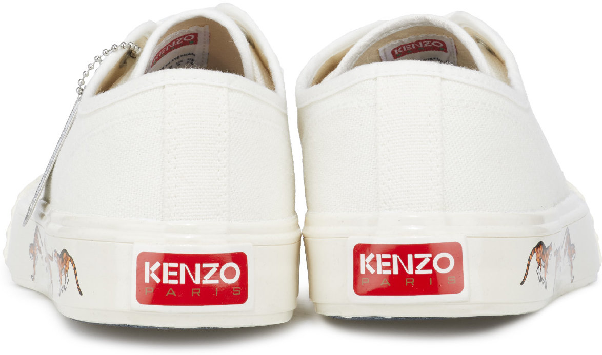 Kenzo: Blanc Baskets Kenzoschool Blanc - 5