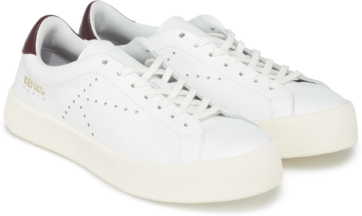 Kenzo: White Kenzoswing Sneaker - 4