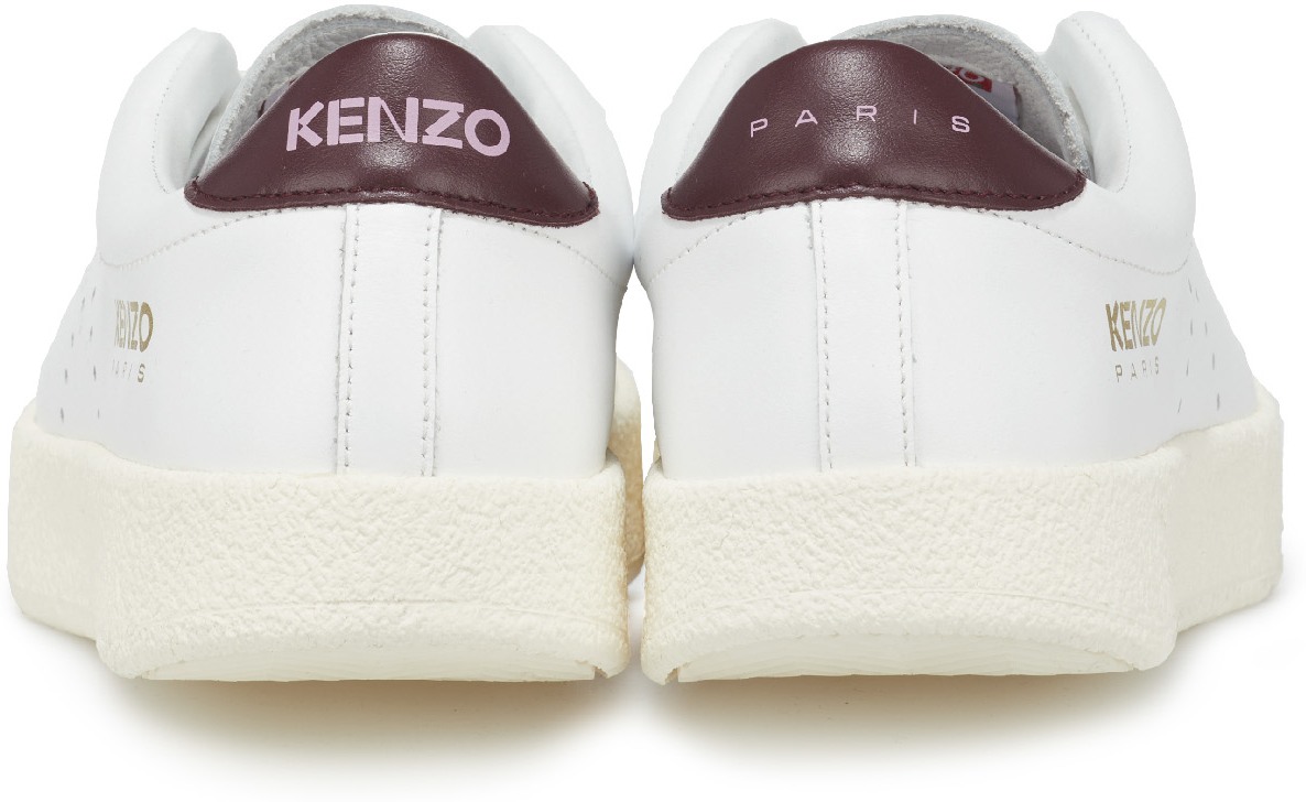 Kenzo: Blanc Baskets Kenzoswing Blanc - 5