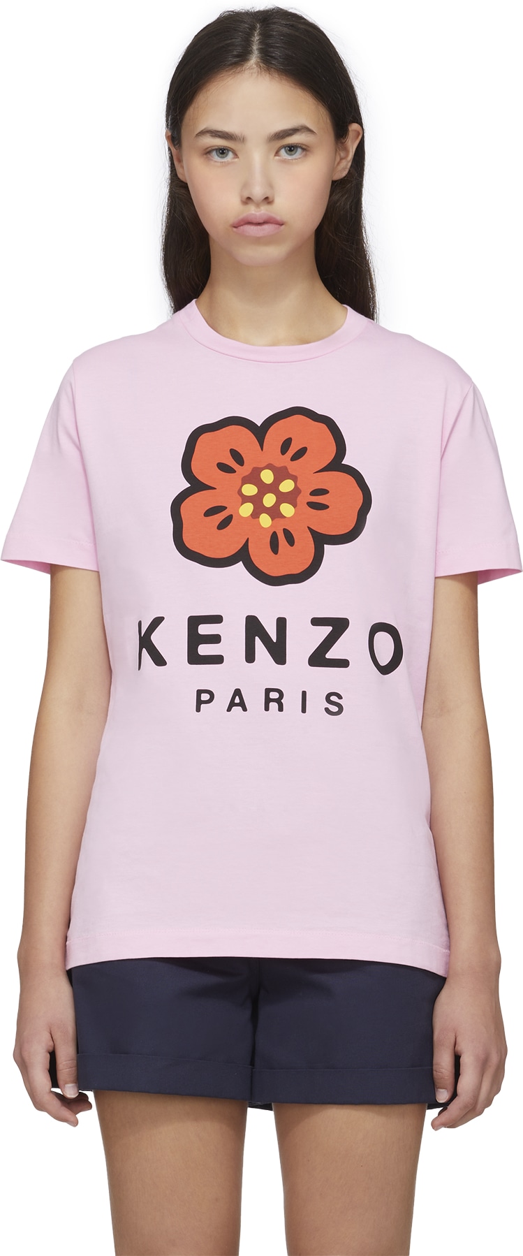 Kenzo: Pink 'Boke Flower' Loose T-Shirt - 1