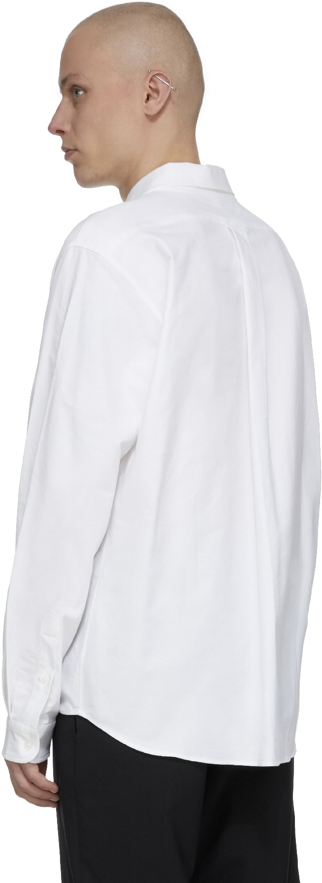 Kenzo: Blanc Chemise Casual 'Boke Flower' Crest Blanc - 3