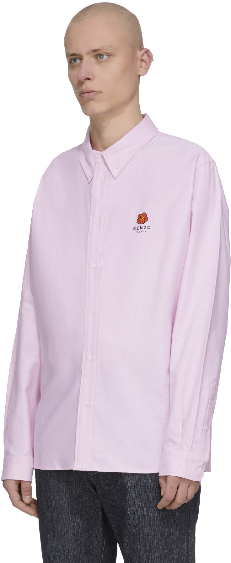 Kenzo: Pink 'Boke Flower' Crest Casual Shirt - 2