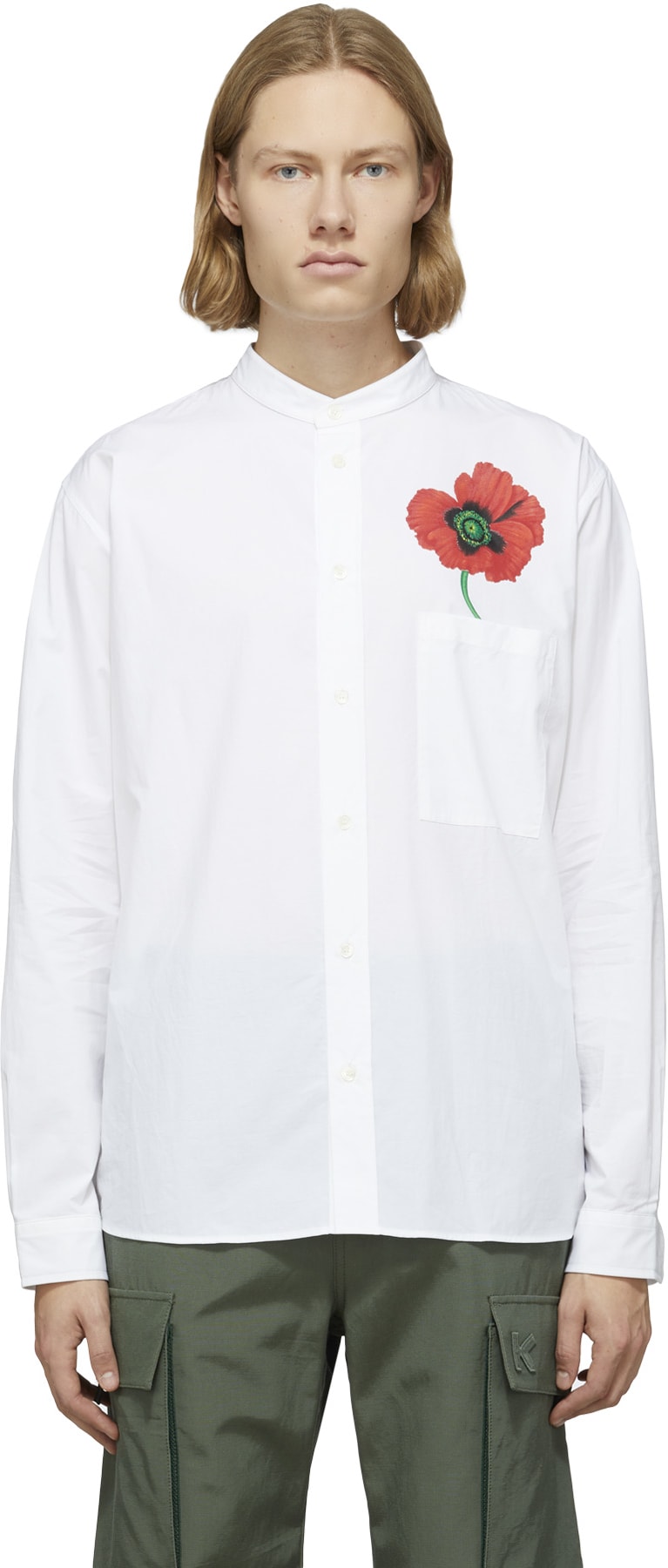 Kenzo: Blanc Chemise 'Kenzo Poppy' Blanc - 1