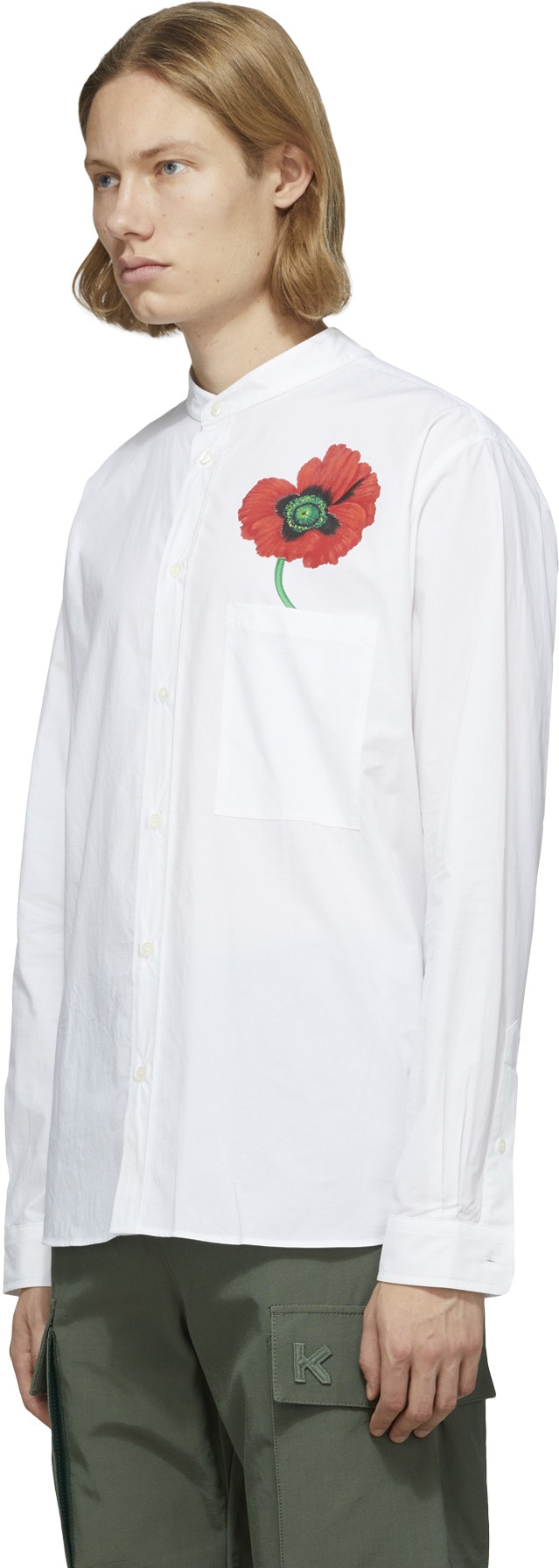 Kenzo: Blanc Chemise 'Kenzo Poppy' Blanc - 2