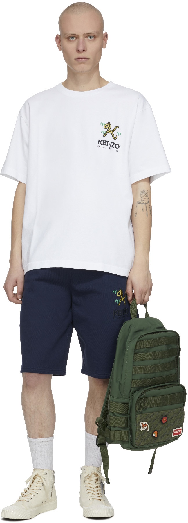 Kenzo: Vert Sac à Dos Kenzo Jungle Vert - 3