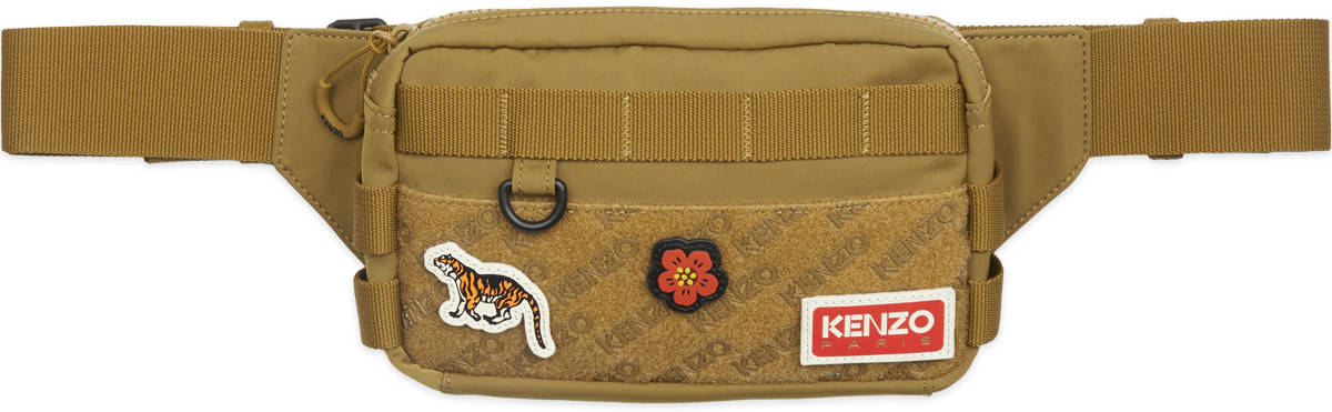 Kenzo: Neutrals Jungle Bumbag - 1