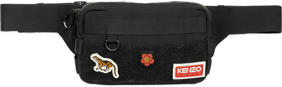 Kenzo: Black Jungle Bumbag - 1