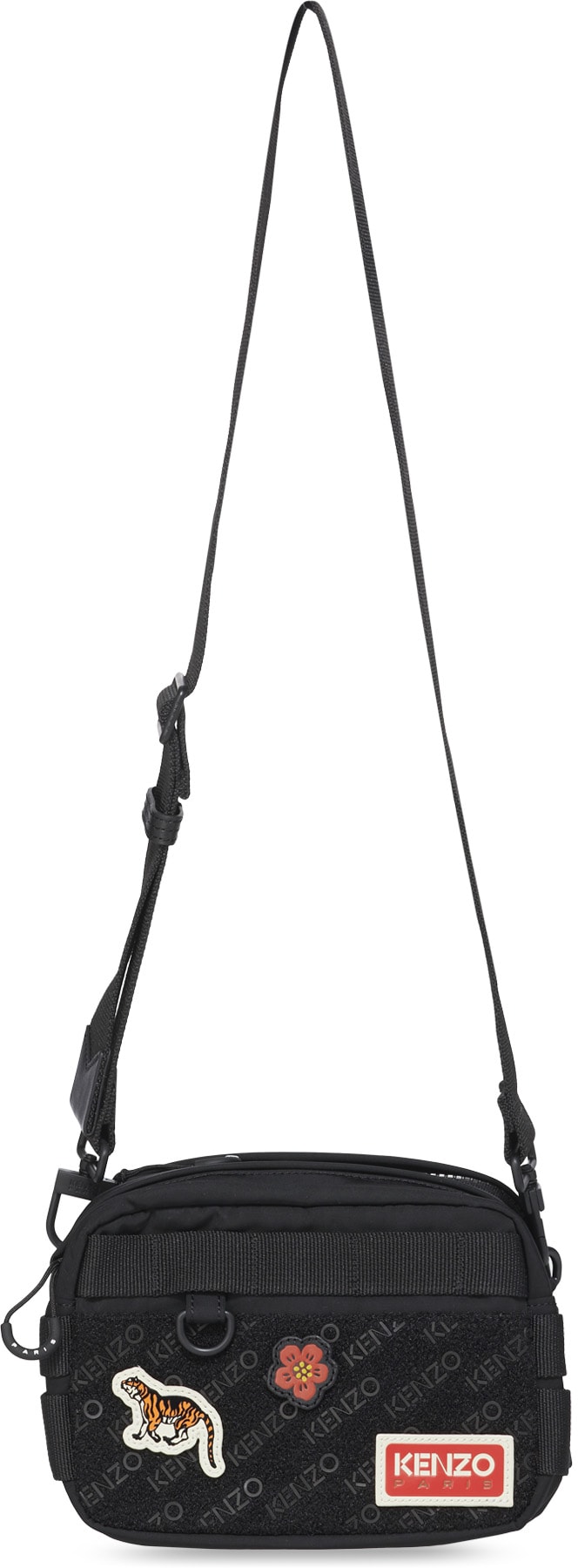 Kenzo: Noir Sac à Bandoulière Jungle Noir - 1