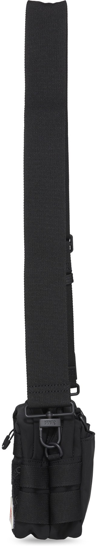 Kenzo: Black Jungle Crossbody Bag - 3