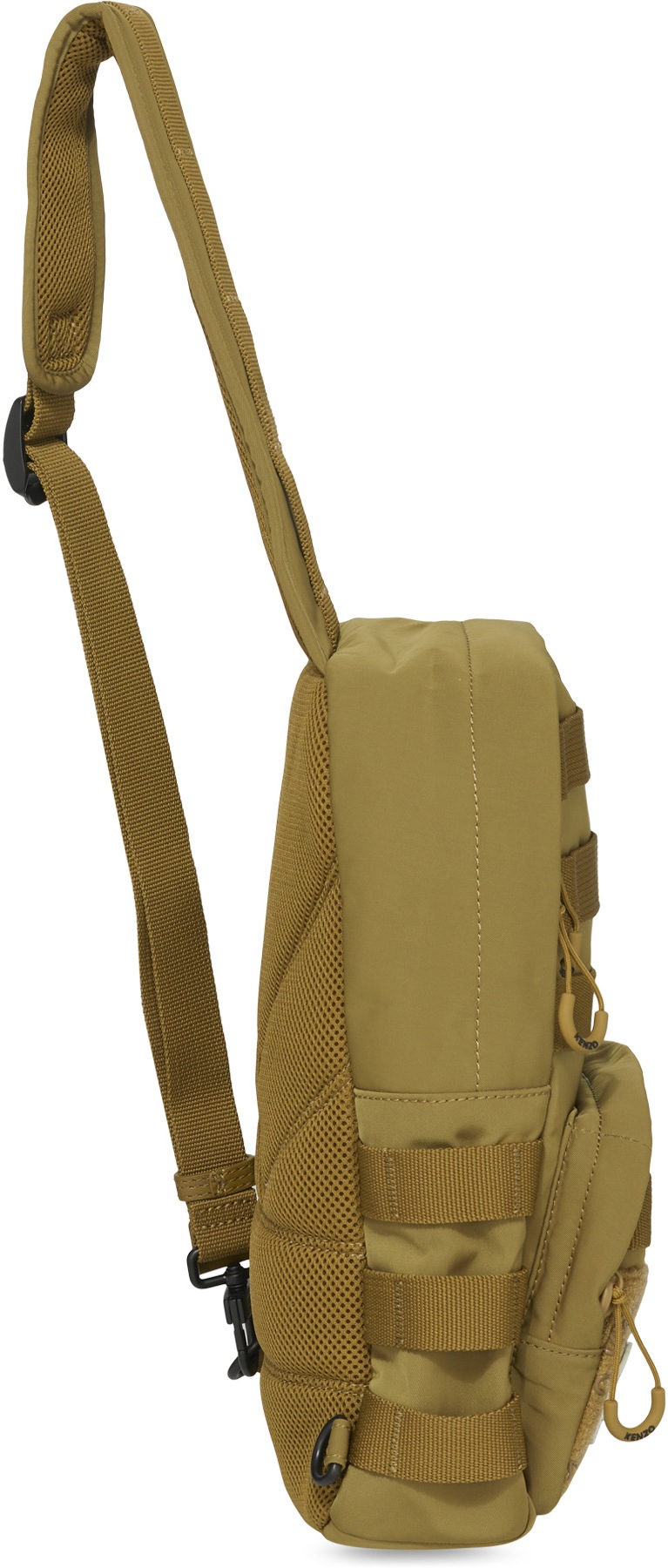 Kenzo: Neutrals Jungle Crossbody Rucksack - 3