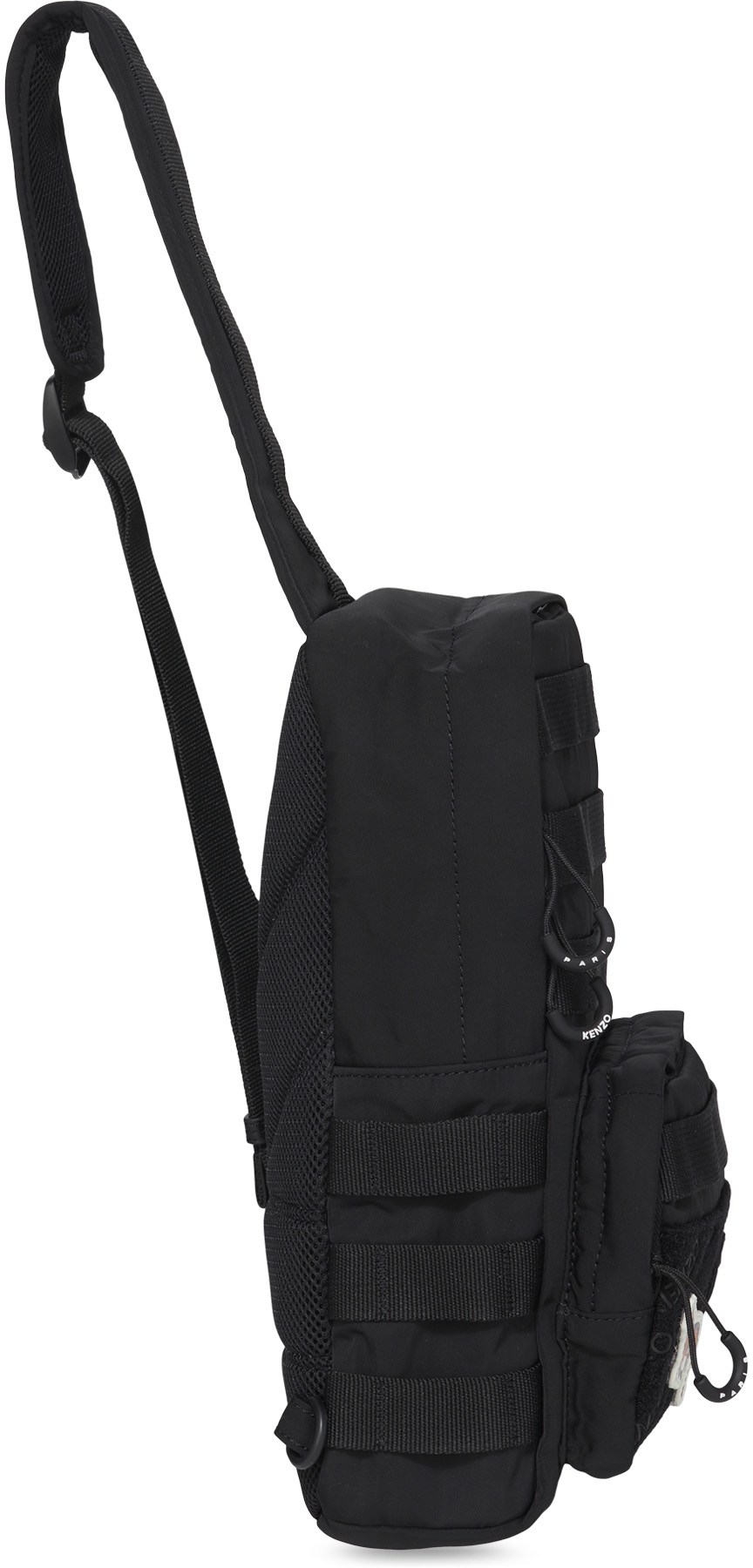 Kenzo: Black Jungle Crossbody Rucksack - 3