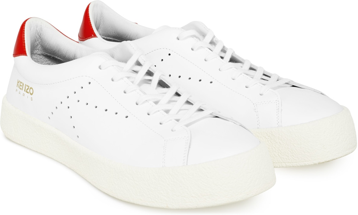 Kenzo: White Kenzoswing Sneaker - 4