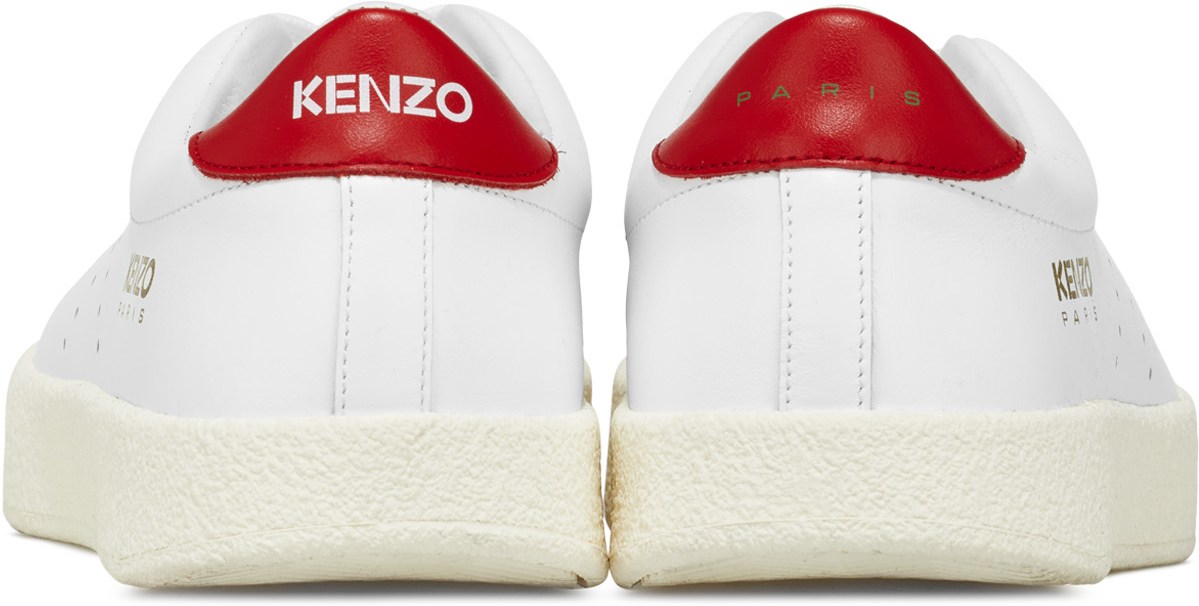 Kenzo: Blanc Baskets Kenzoswing Blanc - 5