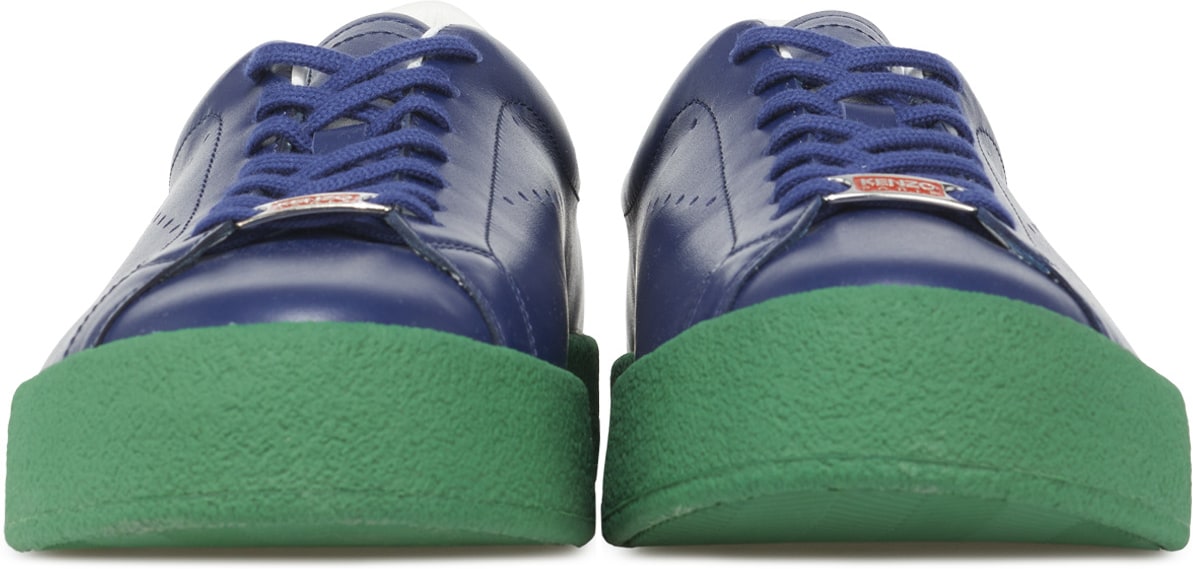 Kenzo: Blue Kenzoswing Sneakers - 3