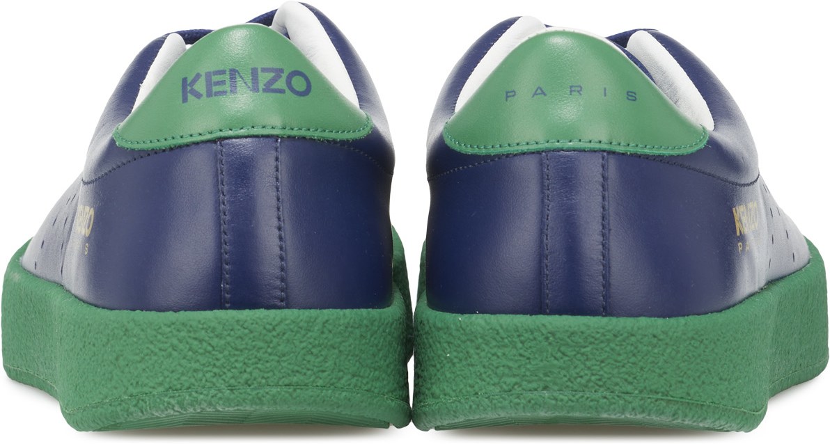 Kenzo: Blue Kenzoswing Sneakers - 5