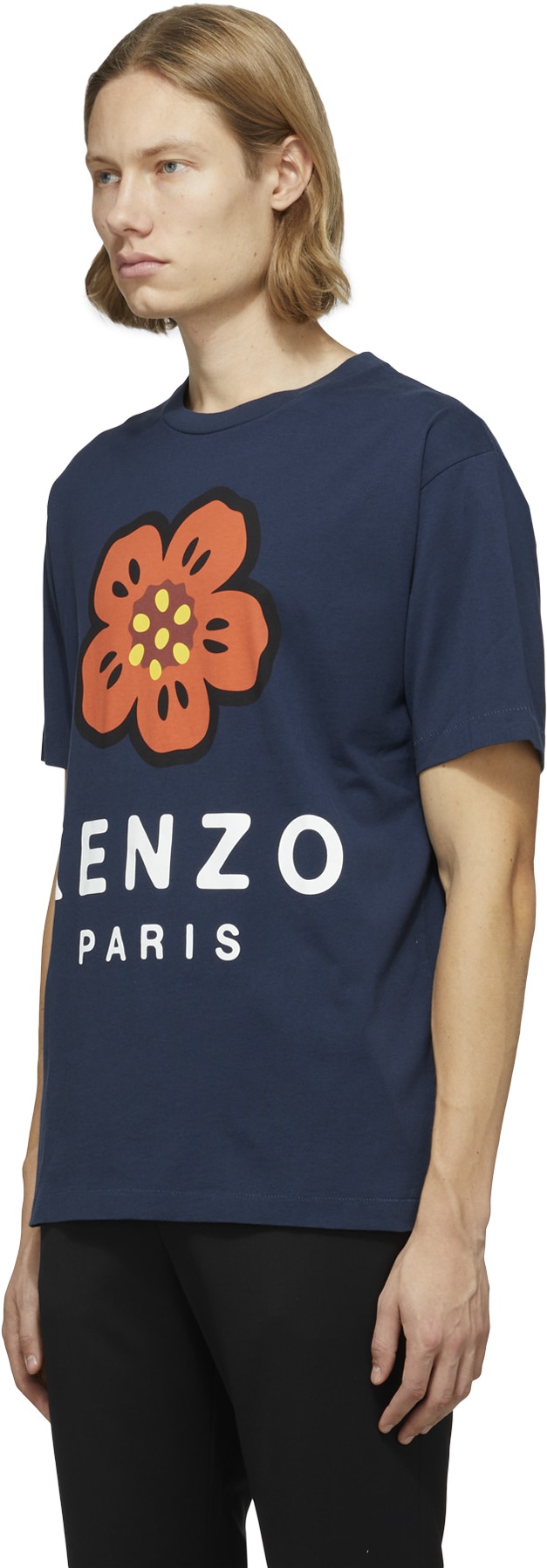 Kenzo: Blue 'Boke Flower' T-Shirt - 2
