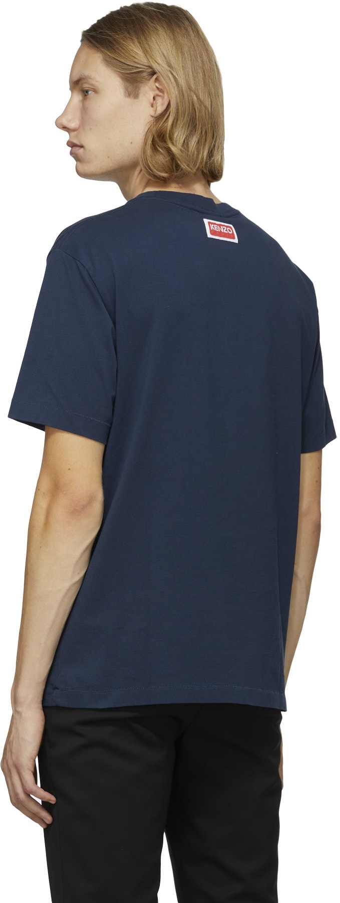Kenzo: Bleu T-Shirt 'Boke Flower' Bleu - 3