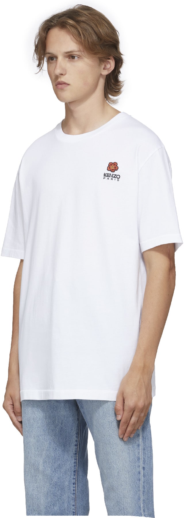 Kenzo: Blanc T-Shirt à Écusson 'Boke Flower' Blanc - 2