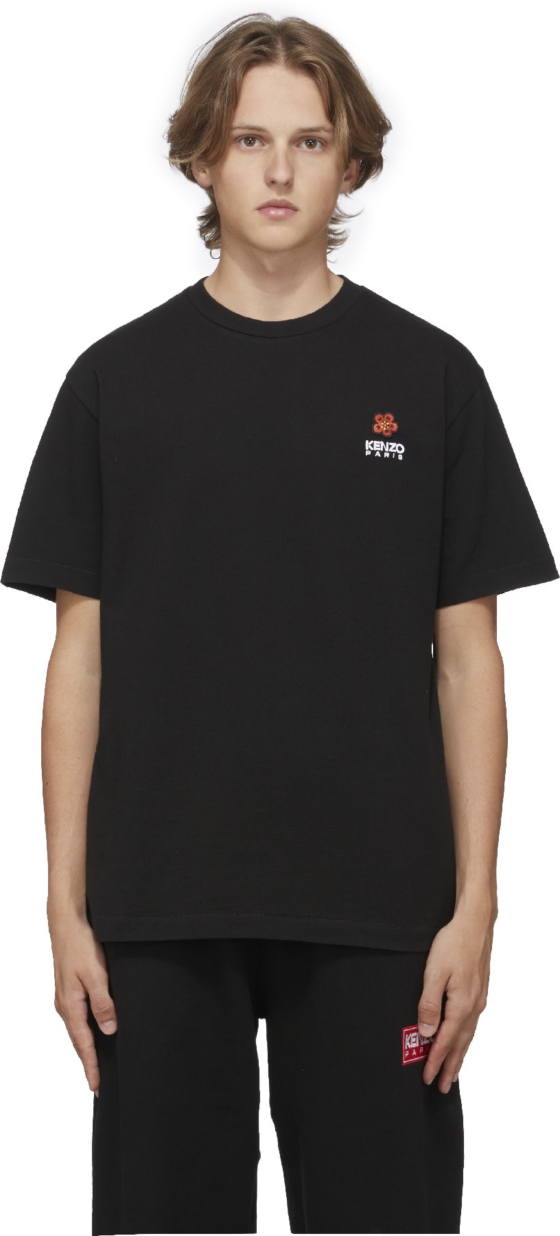 Kenzo: Black 'Boke Flower' Crest T-Shirt - 1