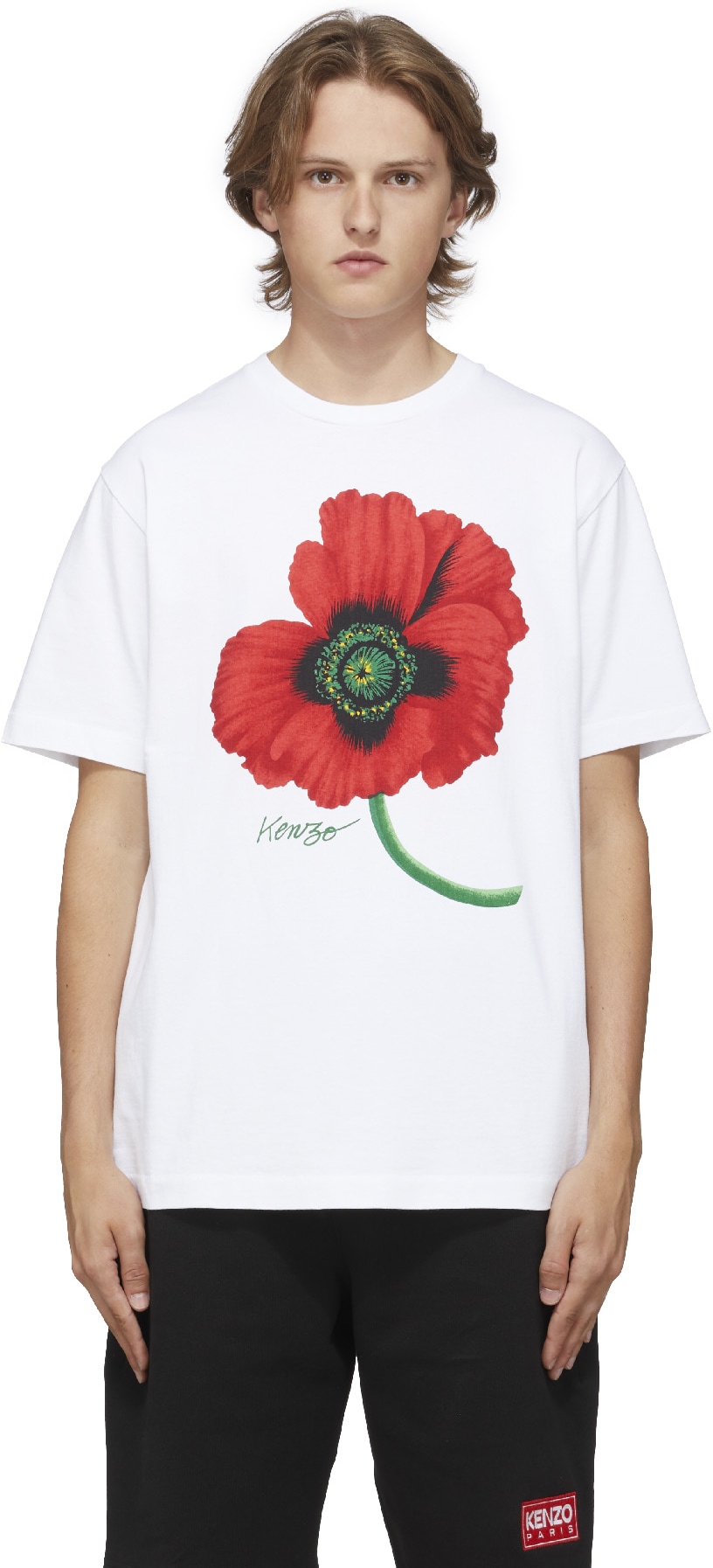Kenzo White Kenzo Poppy T Shirt influenceu Global influenceu