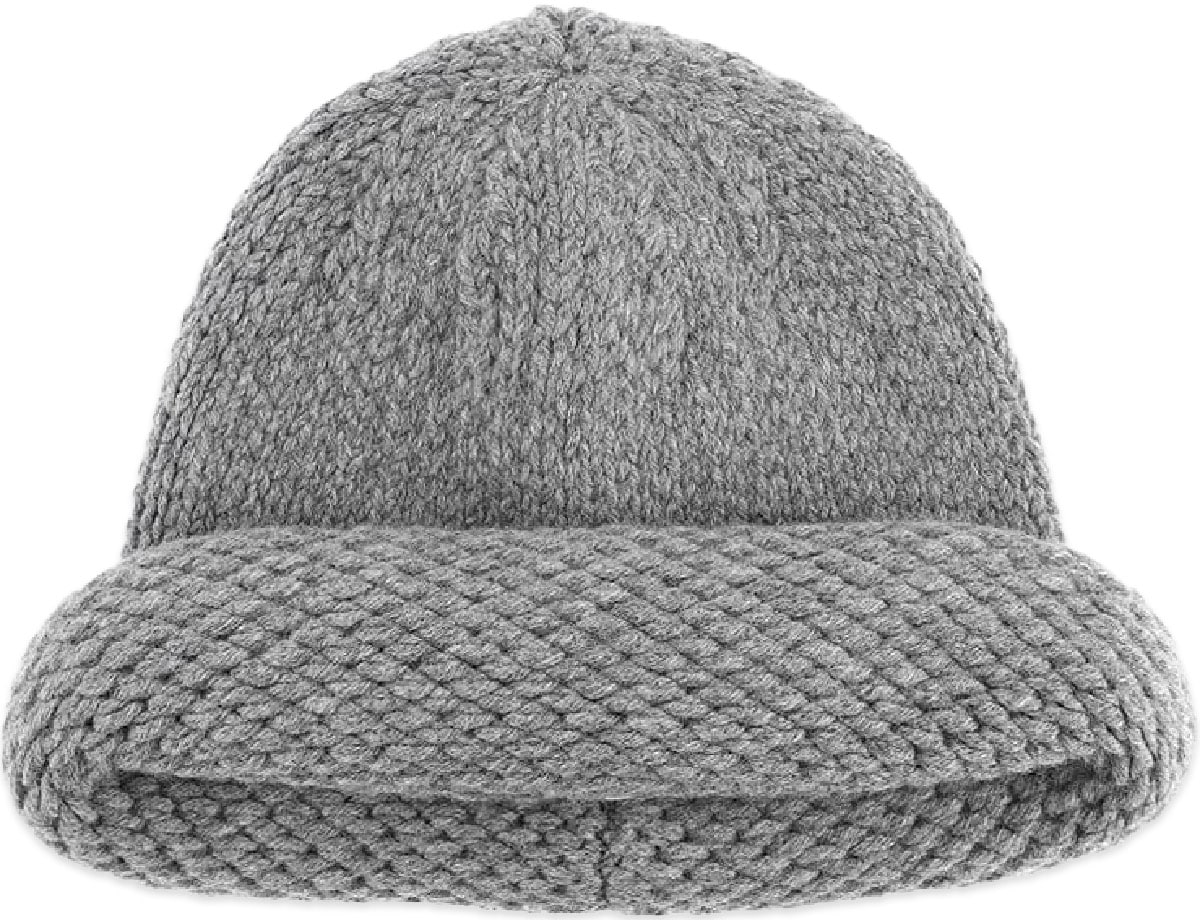 Kenzo: Grey Wool Beanie - 1