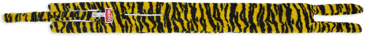 Kenzo: Yellow Printed Scarf - 2