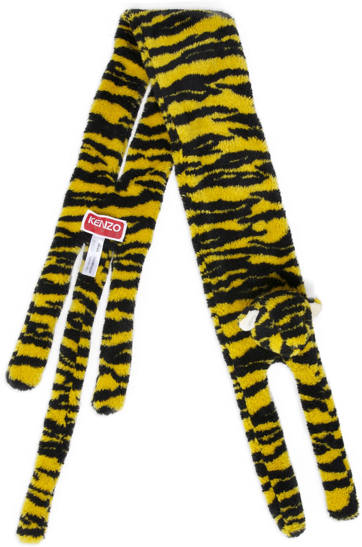 Kenzo: Yellow Printed Scarf - 3