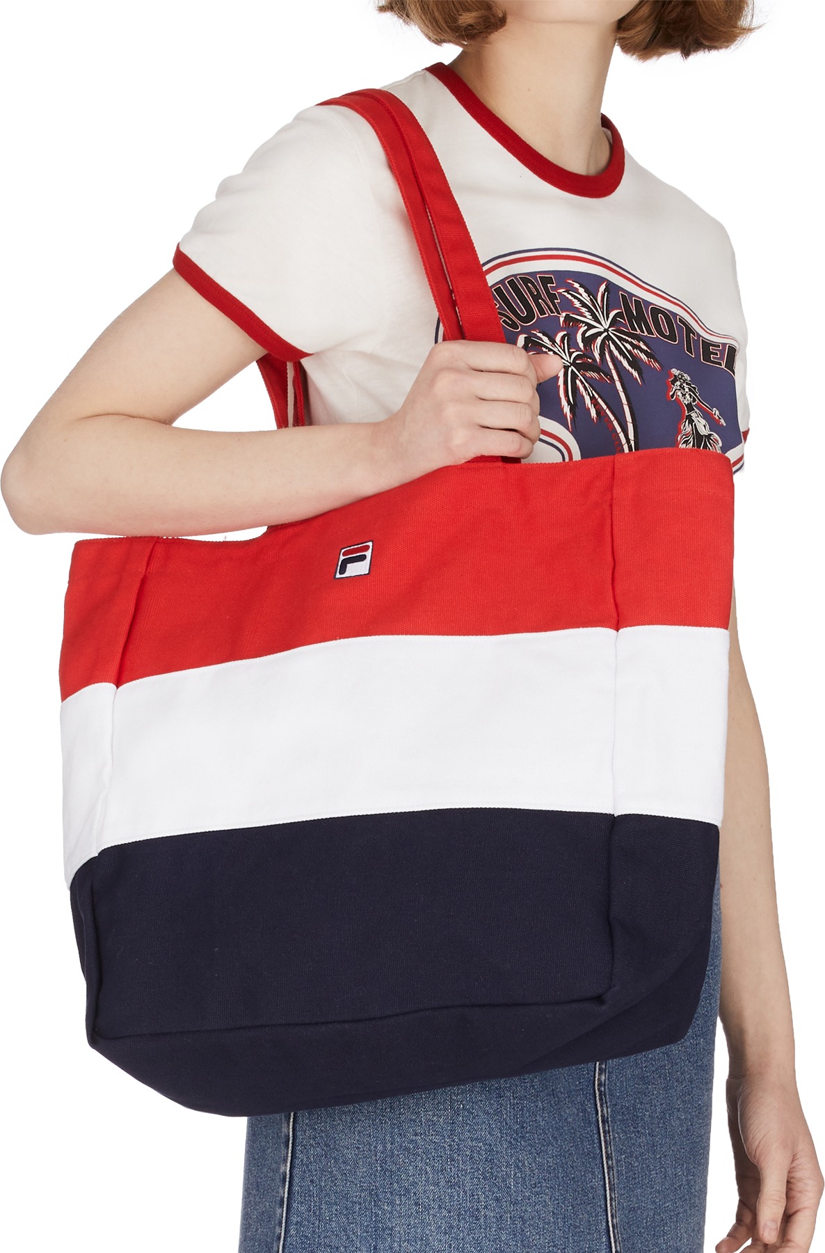 Fila: Blue Heritage Tote Bag - 5