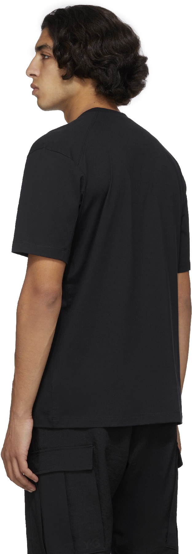 Y-3: Black Classic Back Logo T-Shirt - 3