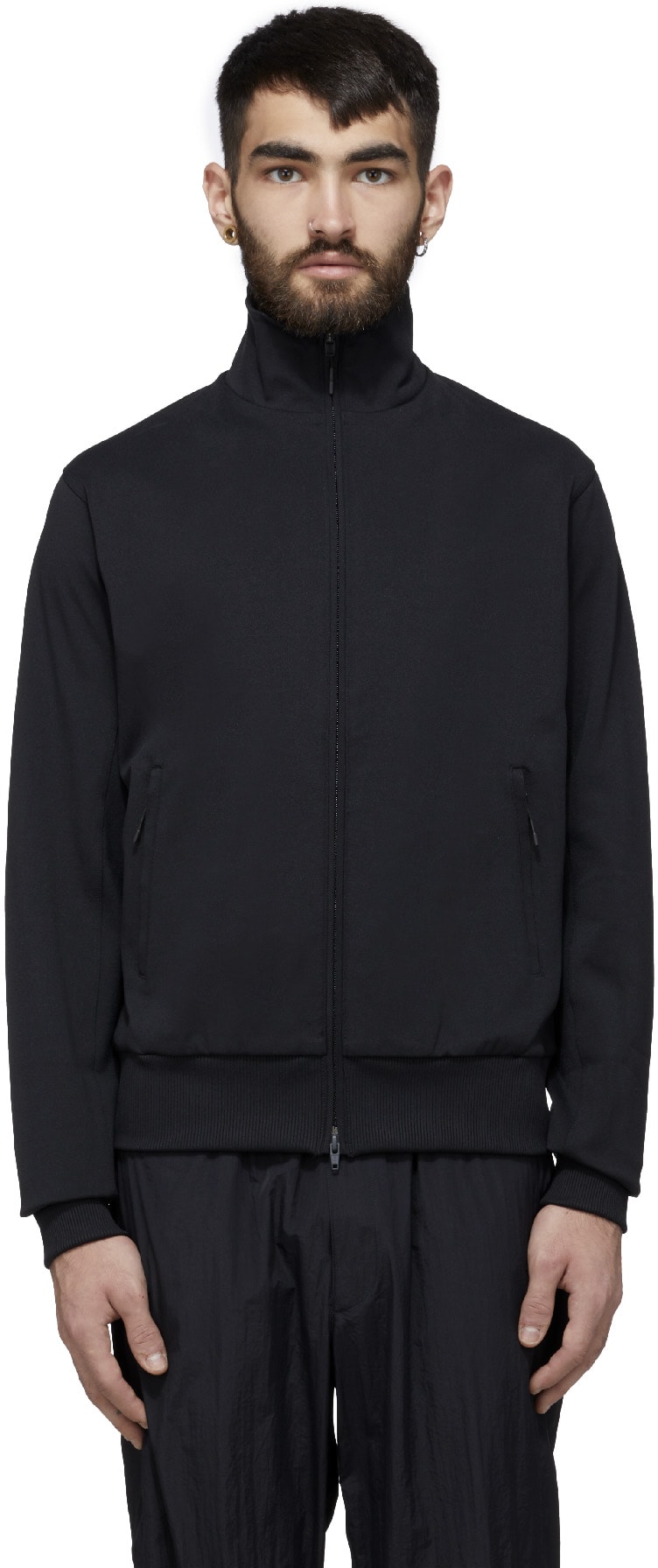 Y-3: Black Classic Track Jacket - 1