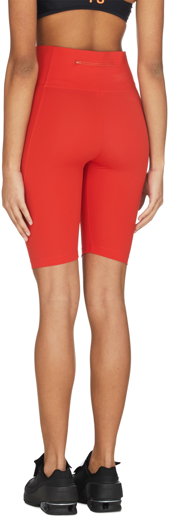 Y-3: Red Classic Logo Tights - 3