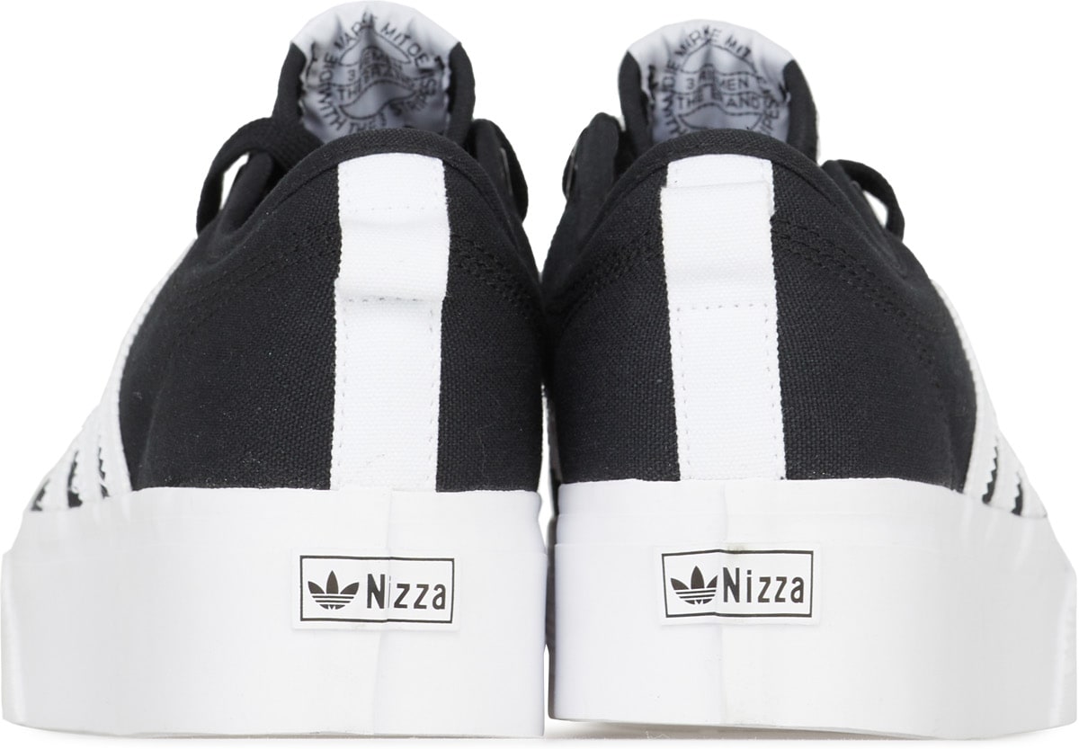 adidas Originals: Black Nizza Platform - 5