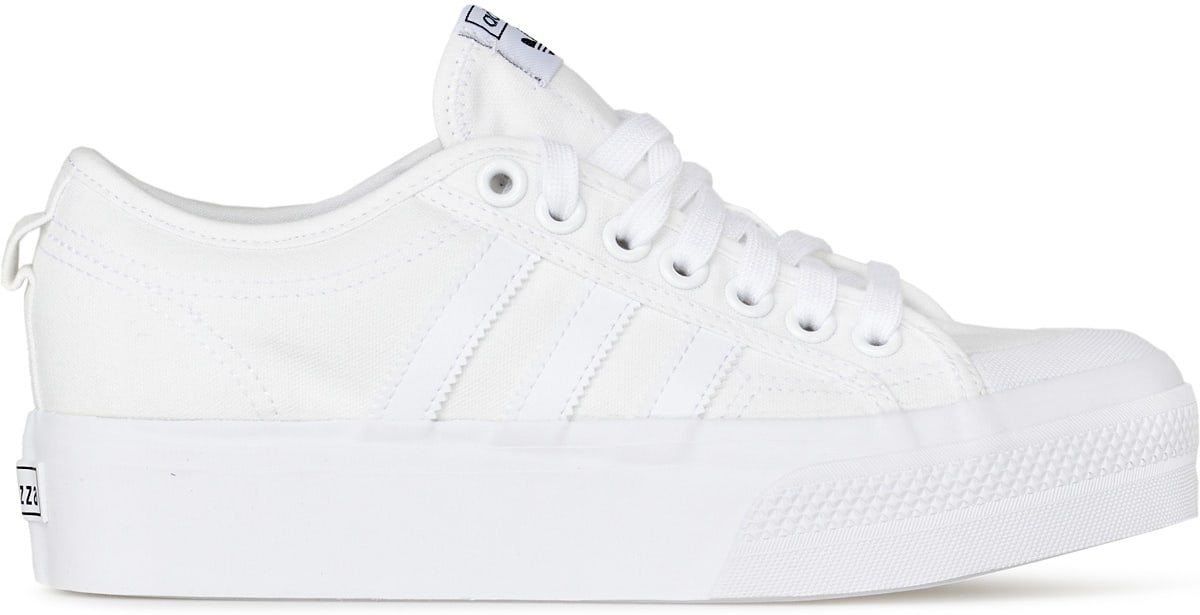 adidas Originals: White Nizza Platform - 1